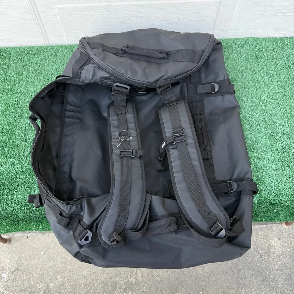 MIER 10110033-9007 Large Black 90L‎ Waterproof Convertible Duffle Bag Backpack